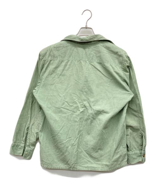 Dunbrooke（ダンブルック）Dunbrooke (ダンブルック) レースアップコーデュロイシャツ ベージュ サイズ:Ｍの古着・服飾アイテム