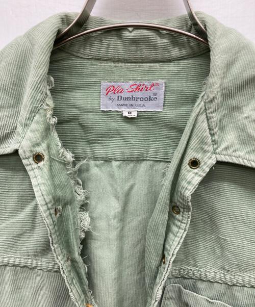 Dunbrooke（ダンブルック）Dunbrooke (ダンブルック) レースアップコーデュロイシャツ ベージュ サイズ:Ｍの古着・服飾アイテム