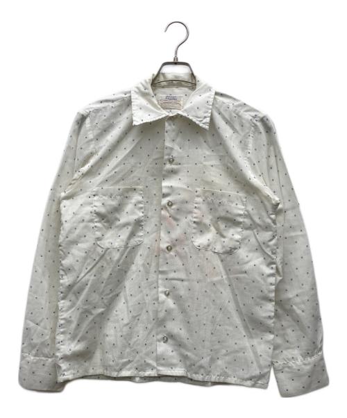 USED（ユーズド）USED (ユーズド) 襟芯シャツ ホワイト サイズ:SMALLの古着・服飾アイテム