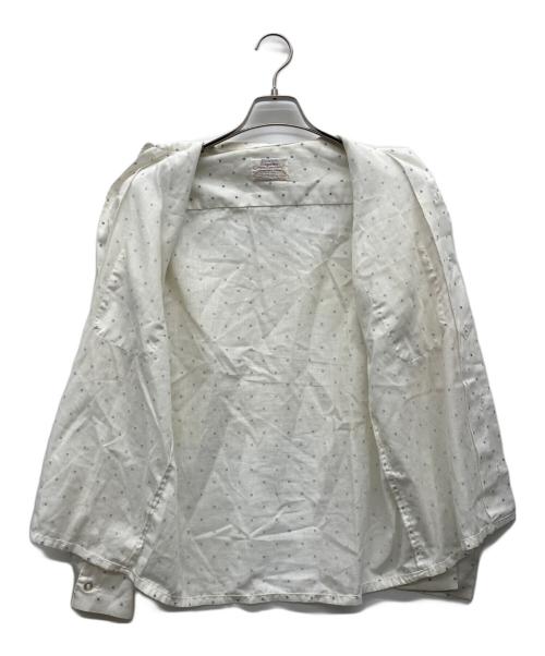 USED（ユーズド）USED (ユーズド) 襟芯シャツ ホワイト サイズ:SMALLの古着・服飾アイテム