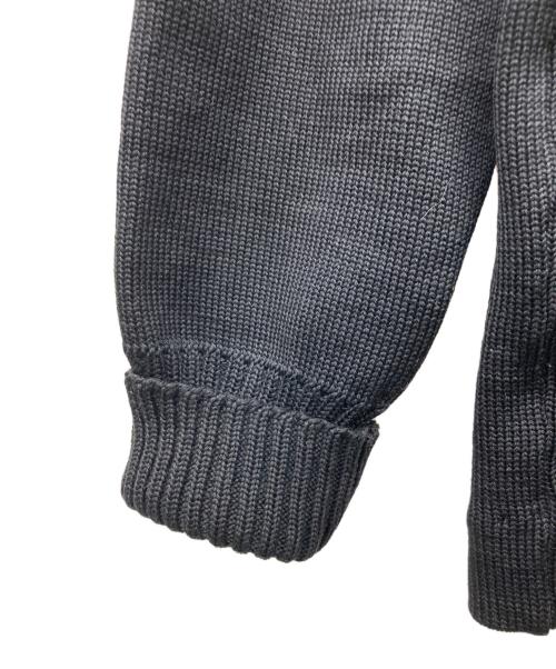 USED（ユーズド）USED (ユーズド) レタードカーディガン ブラック サイズ:不明の古着・服飾アイテム