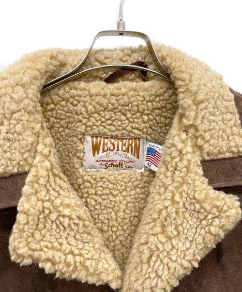 Schott（ショット）Schott (ショット) ランチジャケット ブラウン サイズ:42の古着・服飾アイテム