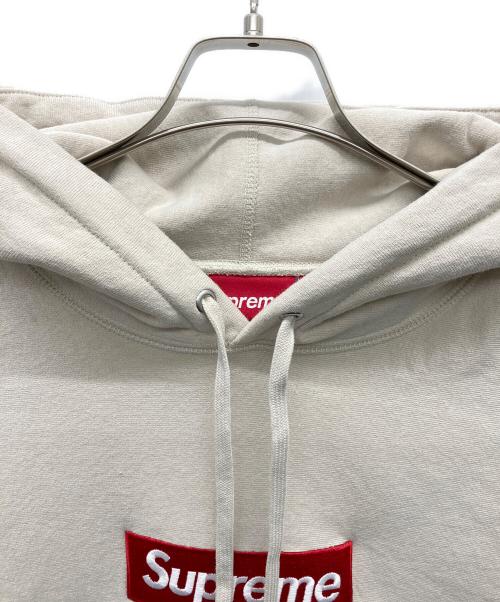 SUPREME（シュプリーム）SUPREME (シュプリーム) Box Logo Hooded Sweatshirt アイボリー サイズ:Largeの古着・服飾アイテム