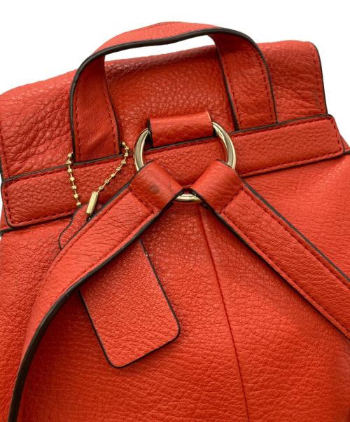 COACH（コーチ）COACH (コーチ) ターンロックリュック レッドの古着・服飾アイテム