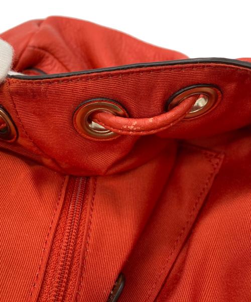 COACH（コーチ）COACH (コーチ) ターンロックリュック レッドの古着・服飾アイテム