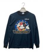 ALL SPORTオールスポーツ）の古着「ミッキーロングスリーブカットソー」｜ブラック