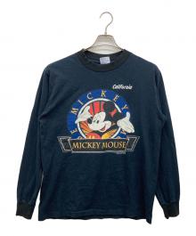 ALL SPORT（オールスポーツ）の古着「ミッキーロングスリーブカットソー」｜ブラック