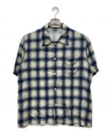 ROLD SKOV（ロードスコフ）の古着「オンブレチェックシャツ」｜ホワイト×ネイビー