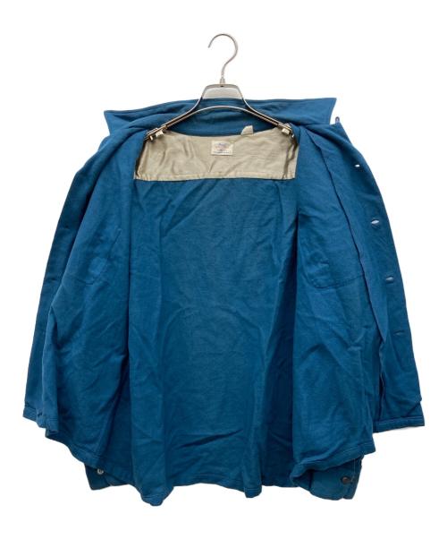 Sears（シアーズ）Sears (シアーズ) 60s ウール開襟シャツ ネイビー サイズ:17-XL-17 1/2の古着・服飾アイテム