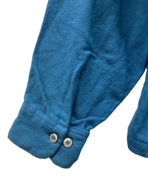 Sears（シアーズ）Sears (シアーズ) 60s ウール開襟シャツ ネイビー サイズ:17-XL-17 1/2の古着・服飾アイテム