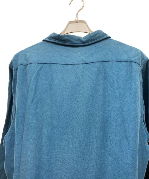 Sears（シアーズ）Sears (シアーズ) 60s ウール開襟シャツ ネイビー サイズ:17-XL-17 1/2の古着・服飾アイテム