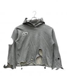 DONK（ドンク）の古着「変形パーカー」｜グレー
