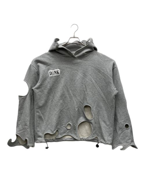DONK（ドンク）DONK (ドンク) 変形パーカー グレー サイズ:Lの古着・服飾アイテム