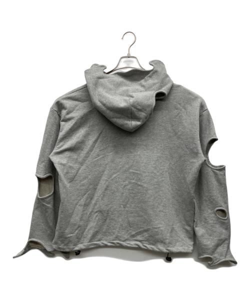 DONK（ドンク）DONK (ドンク) 変形パーカー グレー サイズ:Lの古着・服飾アイテム