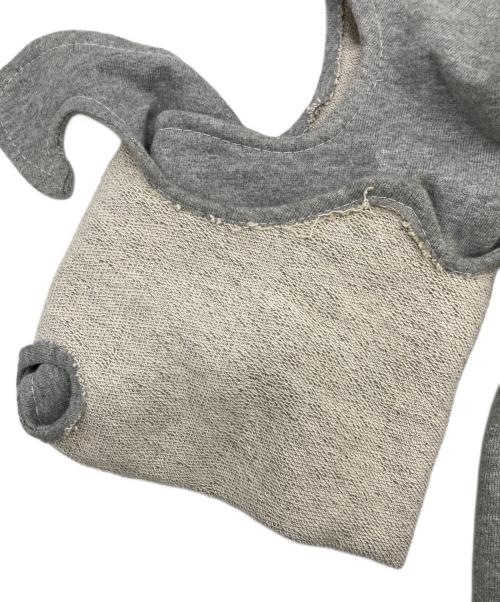 DONK（ドンク）DONK (ドンク) 変形パーカー グレー サイズ:Lの古着・服飾アイテム