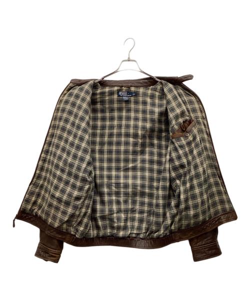 POLO RALPH LAUREN（ポロ・ラルフローレン）POLO RALPH LAUREN (ポロ・ラルフローレン) スイングトップ ブラウン サイズ:Lの古着・服飾アイテム