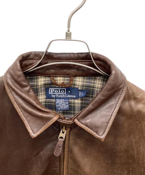 POLO RALPH LAUREN（ポロ・ラルフローレン）POLO RALPH LAUREN (ポロ・ラルフローレン) スイングトップ ブラウン サイズ:Lの古着・服飾アイテム