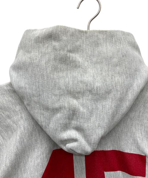 Champion（チャンピオン）Champion (チャンピオン) 三段両面プリントリバースウィーブパーカー グレー サイズ:LARGEの古着・服飾アイテム