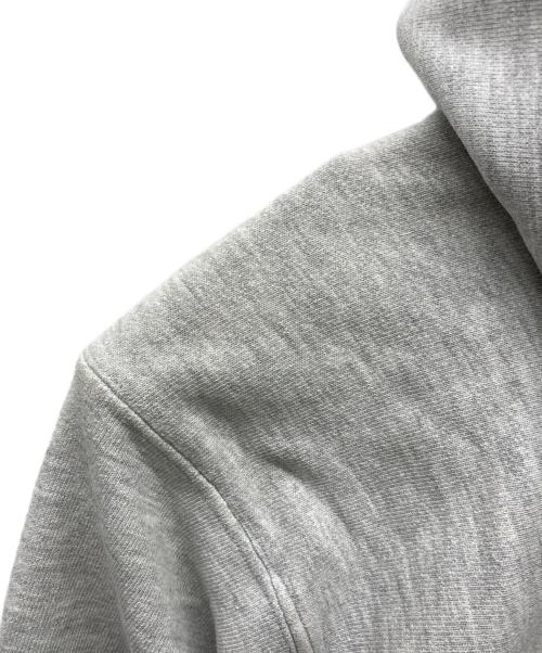 Champion（チャンピオン）Champion (チャンピオン) 三段両面プリントリバースウィーブパーカー グレー サイズ:LARGEの古着・服飾アイテム