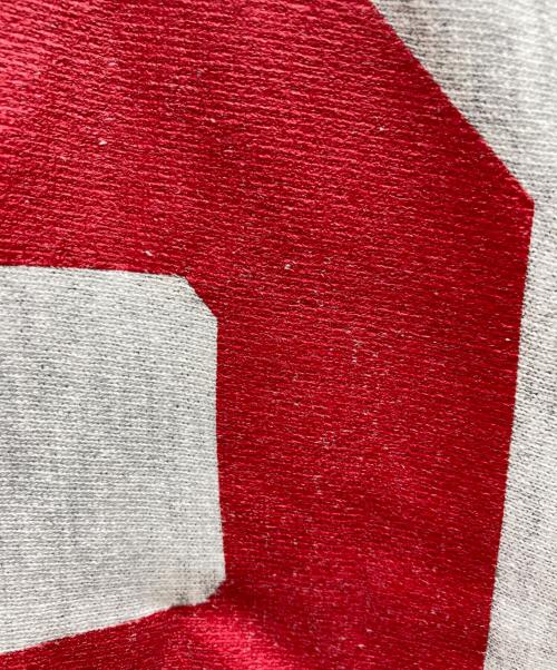 Champion（チャンピオン）Champion (チャンピオン) 三段両面プリントリバースウィーブパーカー グレー サイズ:LARGEの古着・服飾アイテム