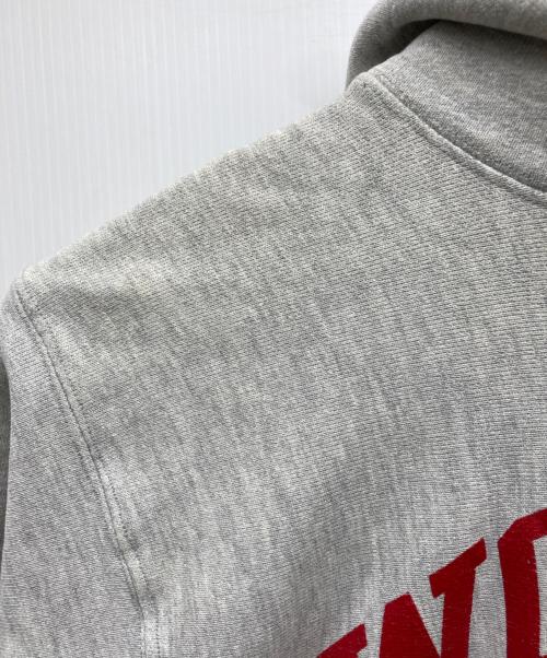 Champion（チャンピオン）Champion (チャンピオン) 三段両面プリントリバースウィーブパーカー グレー サイズ:LARGEの古着・服飾アイテム