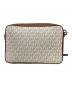 MICHAEL KORS (マイケル・コース) MKモノグラムショルダーバッグ ベージュ：7000円