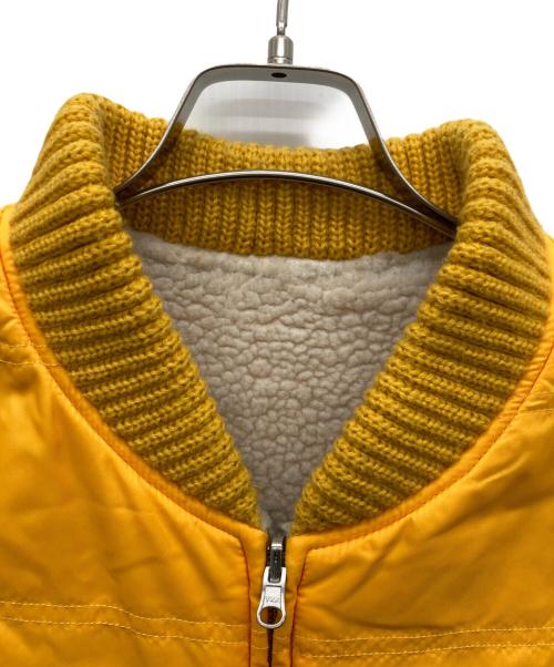 SUPREME（シュプリーム）SUPREME (シュプリーム) Sherpa Fleece Reversible Work Vest イエロー サイズ:Lの古着・服飾アイテム