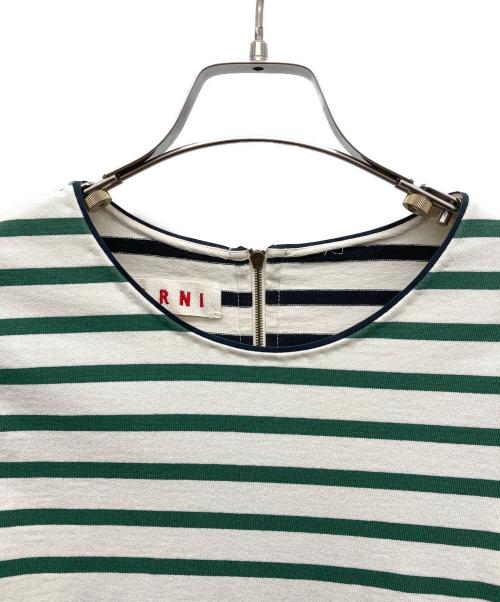 MARNI（マルニ）MARNI (マルニ) ボーダーワンピース COMMESSA ベージュ サイズ:38の古着・服飾アイテム