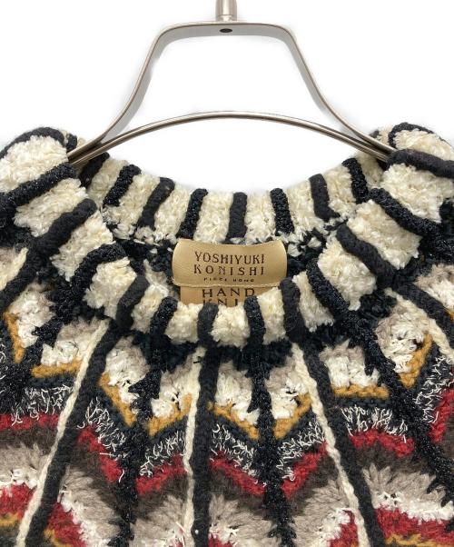 YOSHIYUKI KONISHI（ヨシユキコニシ）YOSHIYUKI KONISHI (ヨシユキコニシ) 総柄ニット レッド サイズ:なしの古着・服飾アイテム