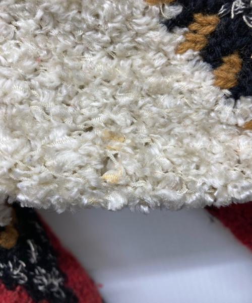 YOSHIYUKI KONISHI（ヨシユキコニシ）YOSHIYUKI KONISHI (ヨシユキコニシ) 総柄ニット レッド サイズ:なしの古着・服飾アイテム