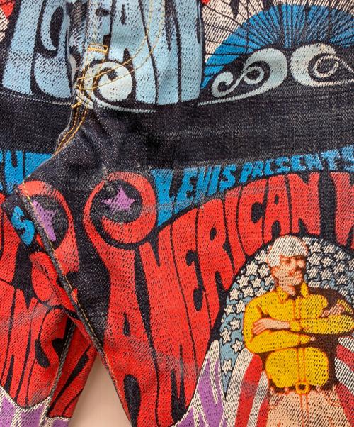 LEVI'S（リーバイス）LEVI'S (リーバイス) 1955モデルバナーペイントデニムパンツ マルチカラー サイズ:W34 L36の古着・服飾アイテム