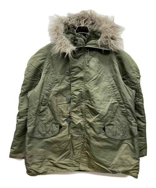 ALPHA（アルファ）ALPHA (アルファ) N-3Bタイプコート カーキ サイズ:LARGEの古着・服飾アイテム