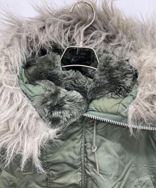 ALPHA（アルファ）ALPHA (アルファ) N-3Bタイプコート カーキ サイズ:LARGEの古着・服飾アイテム