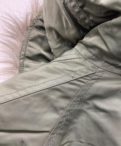 ALPHA（アルファ）ALPHA (アルファ) N-3Bタイプコート カーキ サイズ:LARGEの古着・服飾アイテム