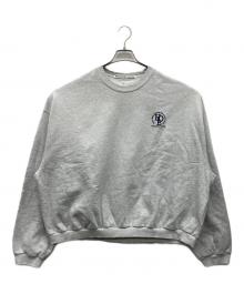 ALEXANDER WANG（アレキサンダー・ワン）の古着「Logo Oversized Cotton Terry Sweatshirt」｜グレー