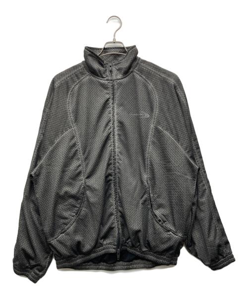 ALEXANDER WANG（アレキサンダー・ワン）ALEXANDER WANG (アレキサンダー・ワン) Perforated Mesh Track Jacket グレー サイズ:Sの古着・服飾アイテム