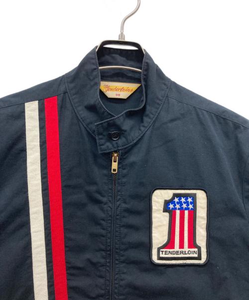 TENDERLOIN（テンダーロイン）TENDERLOIN (テンダーロイン) レーシングジャケット ブラック サイズ:38 SMALLの古着・服飾アイテム