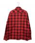 TENDERLOIN (テンダーロイン) チェックフランネルシャツ レッド×ブラック サイズ:SMALL：9000円
