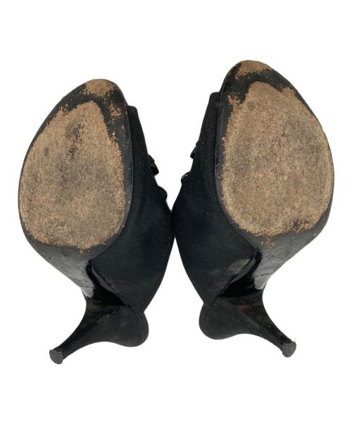 CHANEL（シャネル）CHANEL (シャネル) オープントゥーサンダル ブラック サイズ:36Cの古着・服飾アイテム