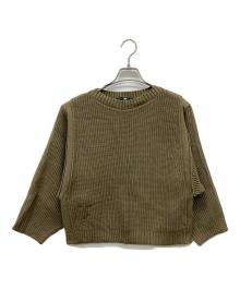 ELISABETTA FRANCHI（エリザベッタフランキ）の古着「厚手ニット」｜カーキ