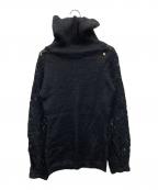 ELISABETTA FRANCHIエリザベッタフランキ）の古着「薄手ニット」｜ブラック