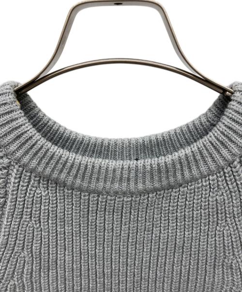 ELISABETTA FRANCHI（エリザベッタフランキ）ELISABETTA FRANCHI (エリザベッタフランキ) 厚手ニット グレー サイズ:40の古着・服飾アイテム