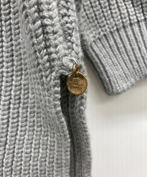 ELISABETTA FRANCHI（エリザベッタフランキ）ELISABETTA FRANCHI (エリザベッタフランキ) 厚手ニット グレー サイズ:40の古着・服飾アイテム