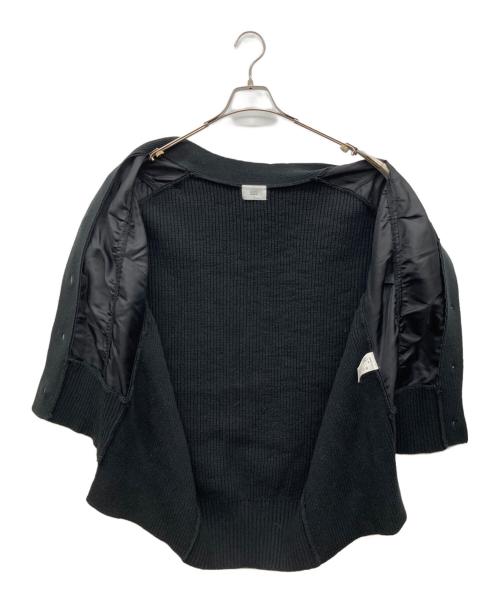 siro de labonte（シロ デ ボランテ）siro de labonte (シロ デ ボランテ) 異素材 ドッキングベスト ブラック サイズ:Mの古着・服飾アイテム