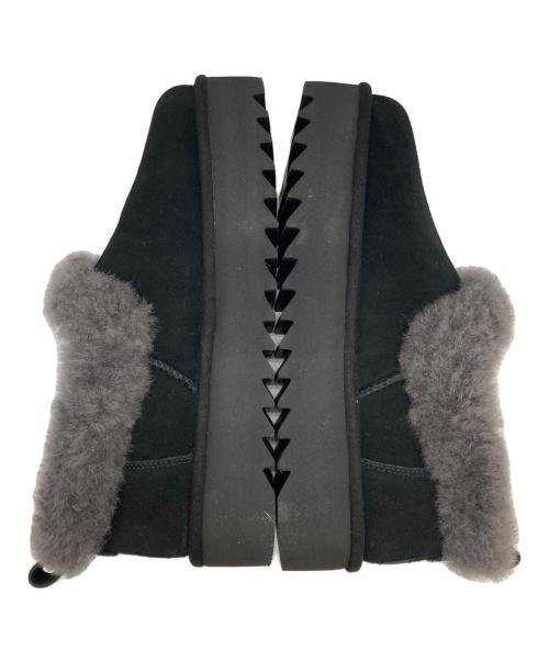UGG（アグ）UGG (アグ) ムートンブーツ ブラック サイズ:UK6の古着・服飾アイテム