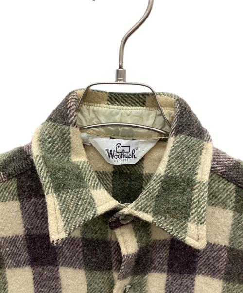 WOOLRICH（ウールリッチ）WOOLRICH (ウールリッチ) ウールチェックシャツ カーキ サイズ:不明の古着・服飾アイテム