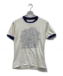 USED（ユーズド）の古着「リンガーTシャツ」｜ホワイト