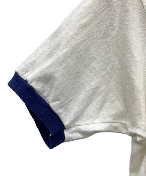 USED（ユーズド）USED (ユーズド) リンガーTシャツ ホワイト サイズ:不明の古着・服飾アイテム