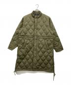 TAIONタイオン）の古着「ミリタリー フライフロント ダウンコート」｜カーキ