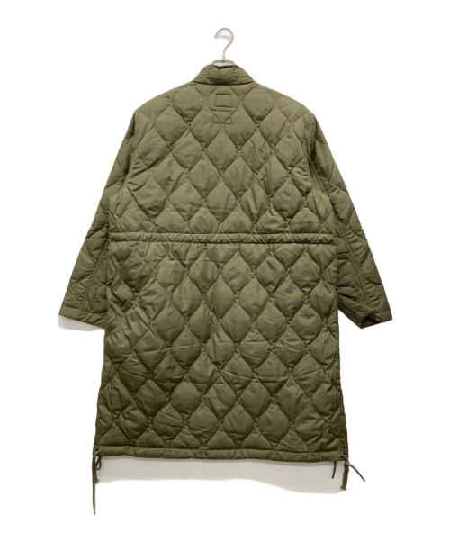 TAION（タイオン）TAION (タイオン) ミリタリー フライフロント ダウンコート カーキ サイズ:ASIA Lの古着・服飾アイテム